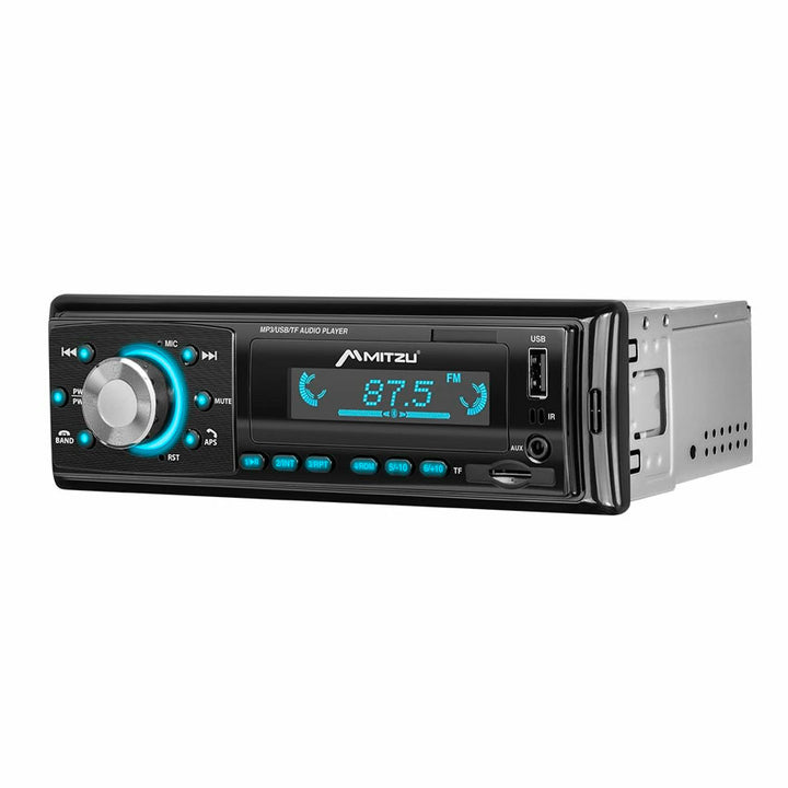 Mitzu Auto Stereo con Bluetooth 200w Usb, Micro Sd, Radio Fm y Manos Libres