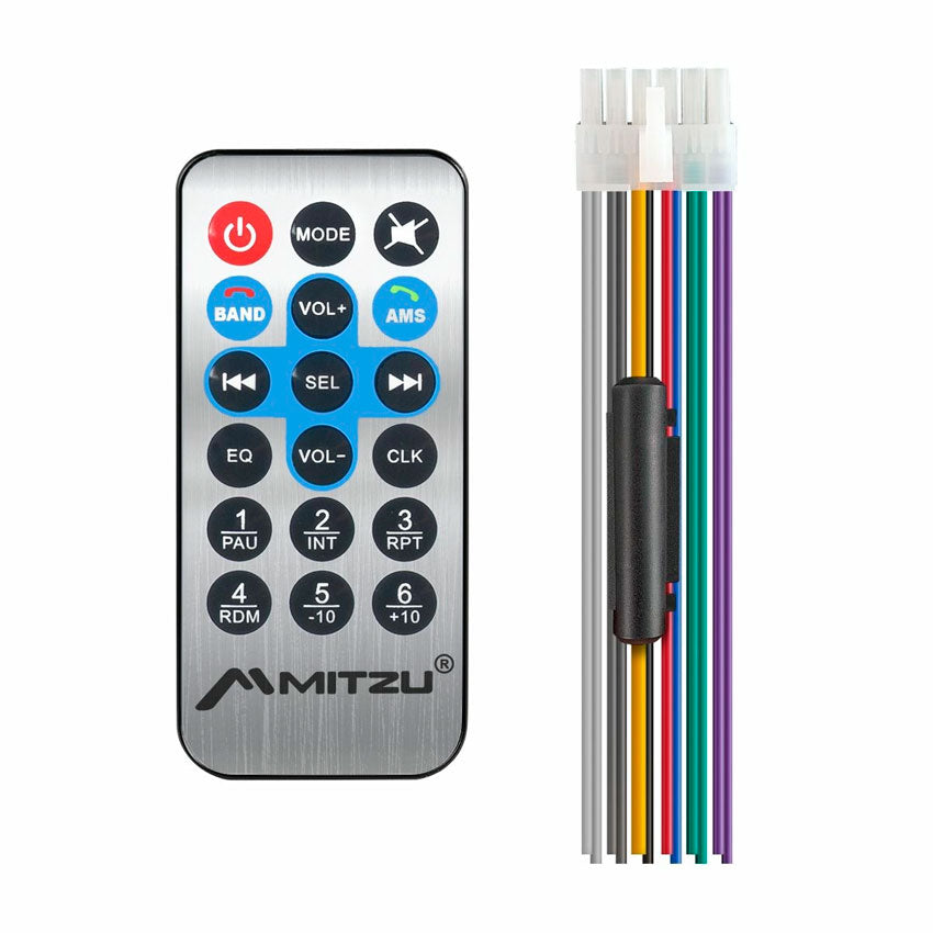 Mitzu Auto Stereo con Bluetooth 200w Usb, Micro Sd, Radio Fm y Manos Libres