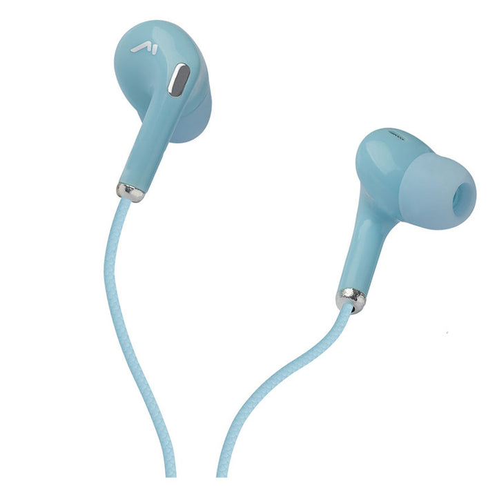 MITZU AUDIFONOS ALAMBRICOS IN EAR COLOR AZUL