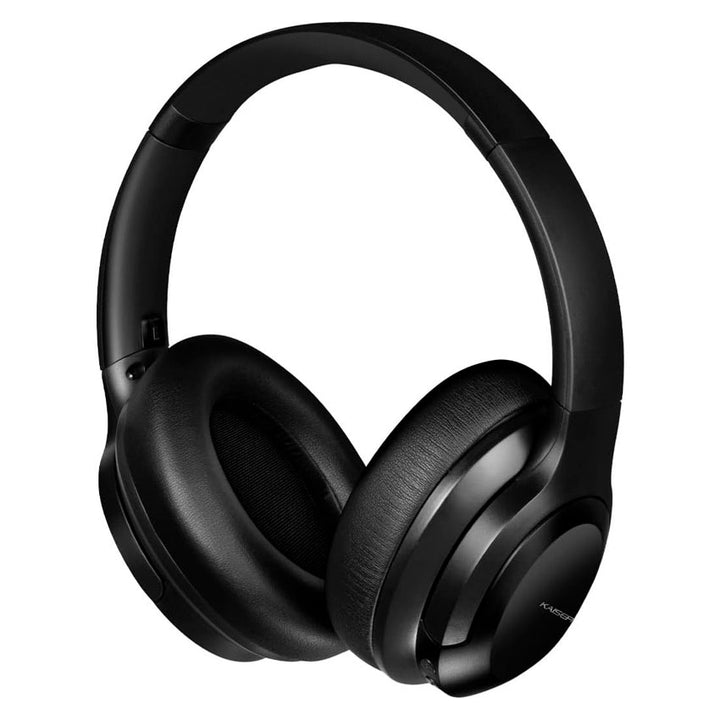 KAISER AUDÍFONOS BLUETOOTH DE DIADEMA NEGRO CON CANCELACIÓN ACTIVA DE RUIDO