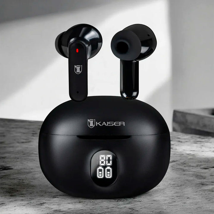 KAISER AUDÍFONOS TRUE WIRELESS NEGRO CONTROL TOUCH