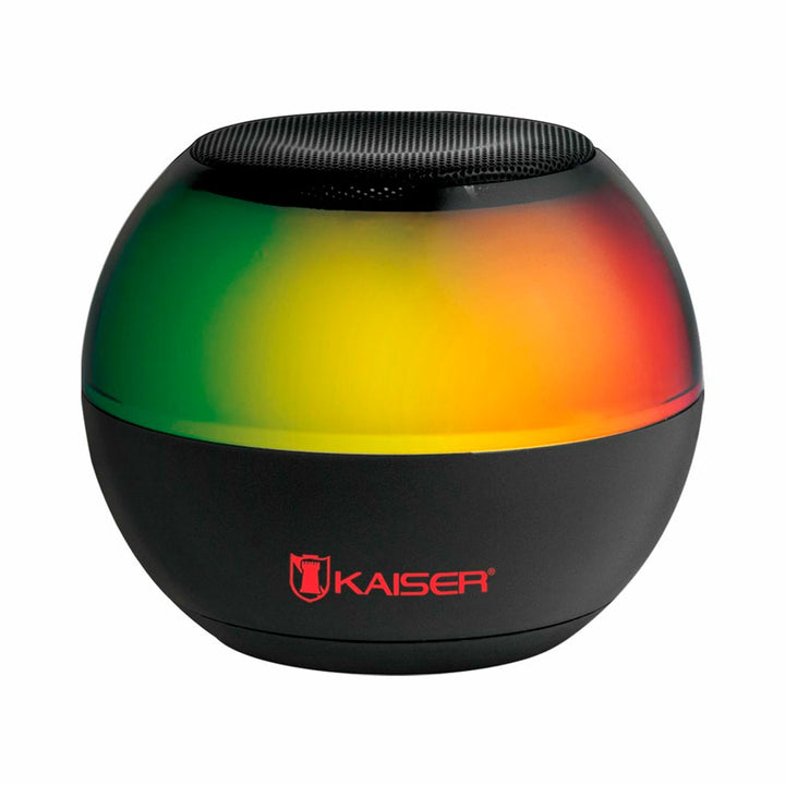 KAISER BOCINA 2" RECARGABLE DE 5 W RMS CON EFECTOS DE ILUMINACIÓN.