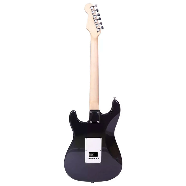 KAISER GUITARRA ELECTRICA STRATOCASTER NEGRA DE 39 Y 6 CUERDAS