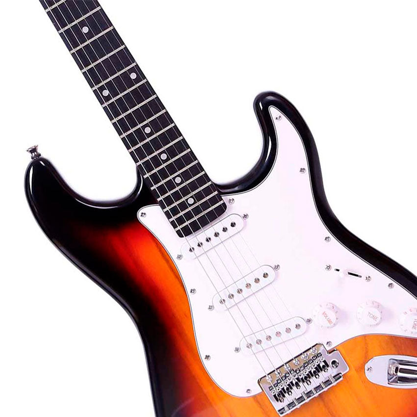 KAISER GUITARRA ELECTRICA 6 CUERDAS DE 39 STRATOCASTER SUNBURST