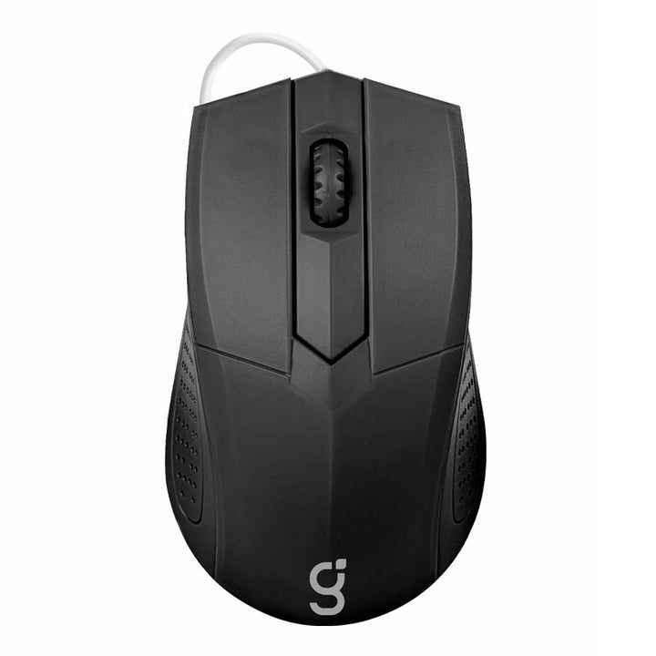 MITZU MOUSE ÓPTICO INALÁMBRICO 2.4 G, 4 BOTONES 4D, NEGRO