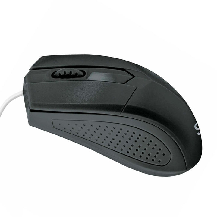 MITZU MOUSE ÓPTICO INALÁMBRICO 2.4 G, 4 BOTONES 4D, NEGRO