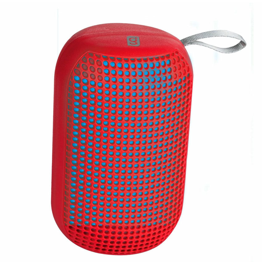 GREEN LEAF BOCINA BLUETOOTH 3" ROJO GLB-2001