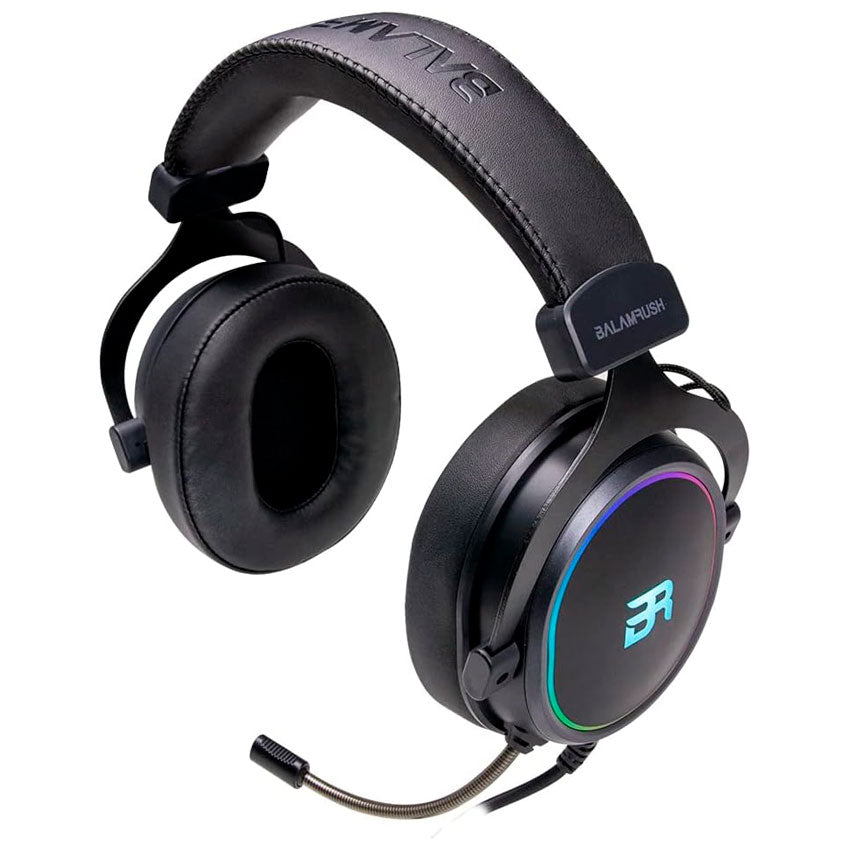 AUDÍFONOS GAMER BALAM RUSH ORPHIX RGB 7.1, ALÁMBRICO, USB, NEGRO