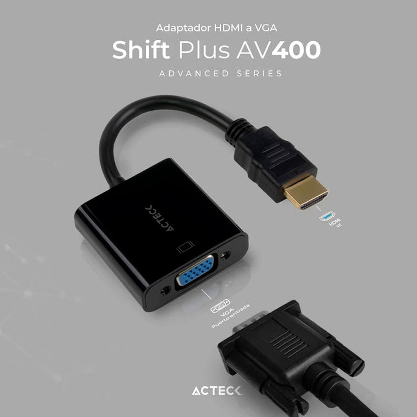 ACTECK ADAPTADOR HDMI A VGA