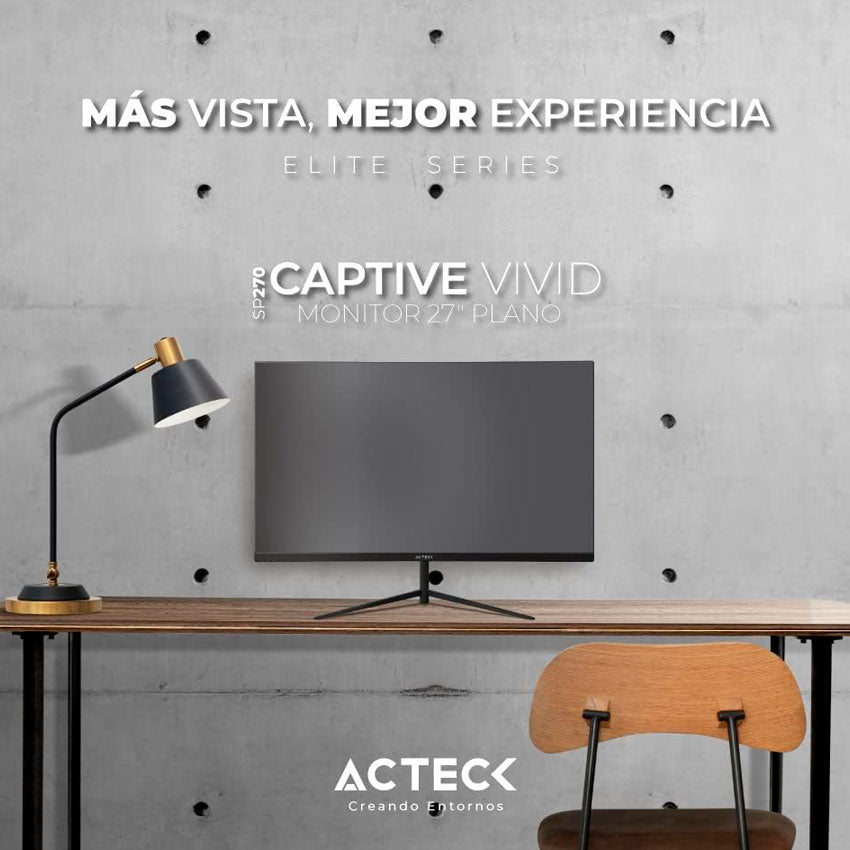 ACTECK MONITOR PARA PC 27 PULGADAS