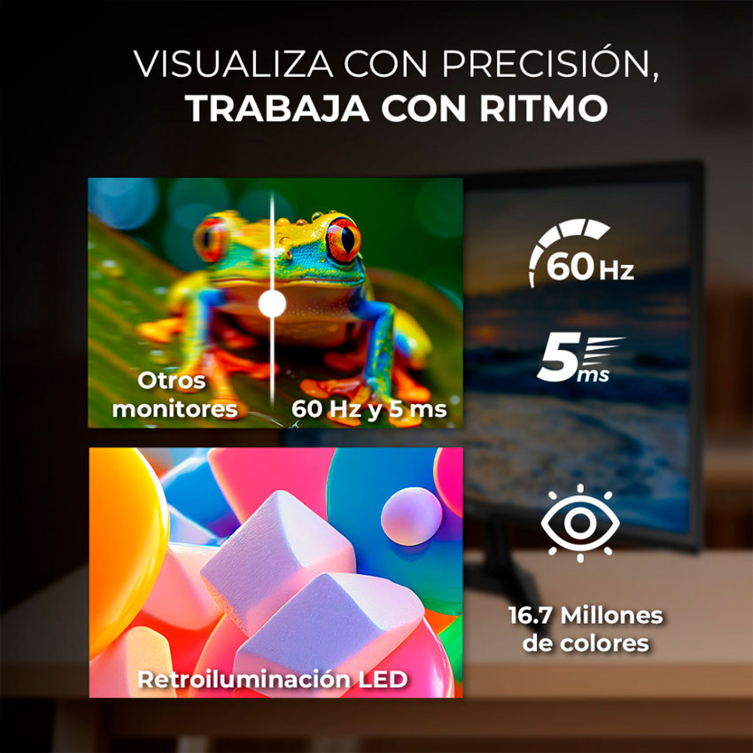 Monitor para Pc Acteck 18.5 Pulgadas