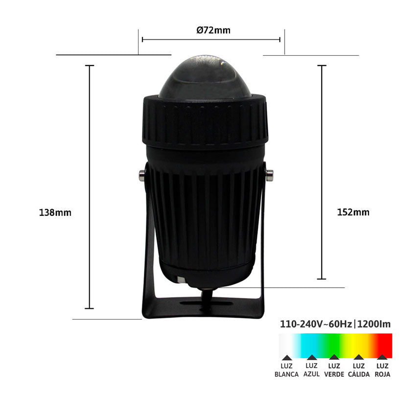 Reflector Led para Exterior 10w Jwj