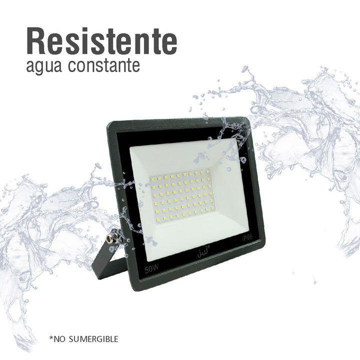 Reflector Led Tipo Lupa 50w Luz Blanca ( 5000lm) Jwj