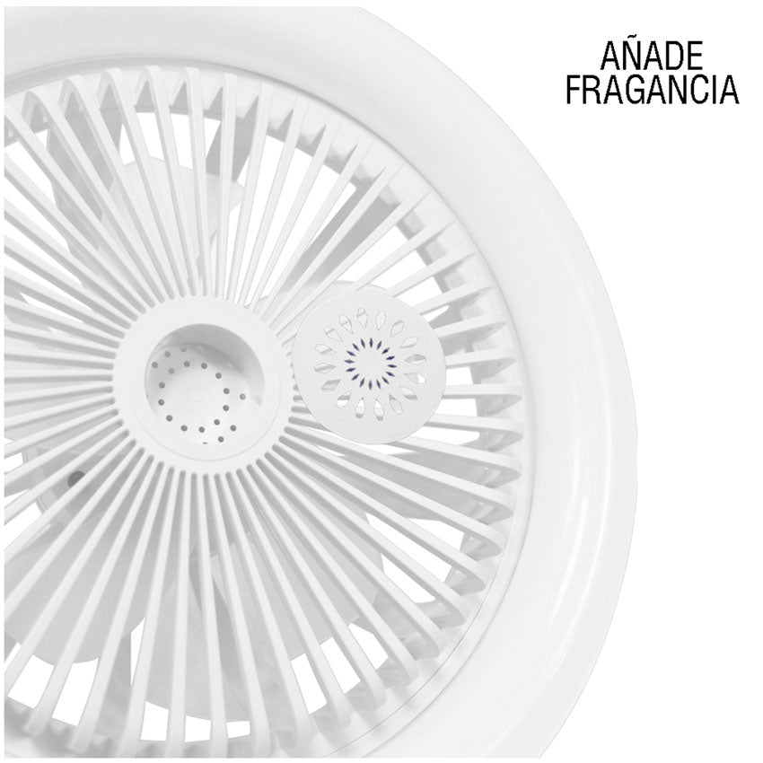 Lampara con Ventilador Techo 40w 3 Tonos Luz Jwj