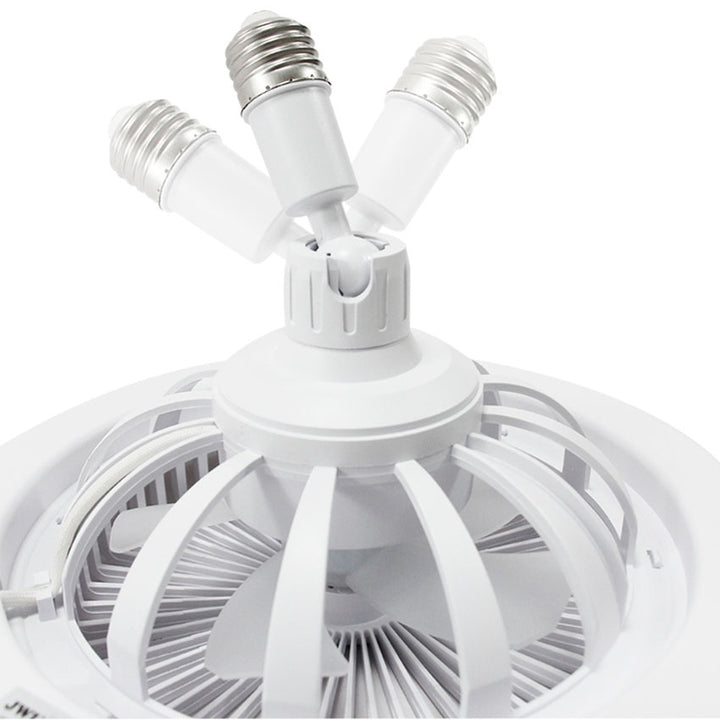Lampara con Ventilador Techo 40w 3 Tonos Luz Jwj