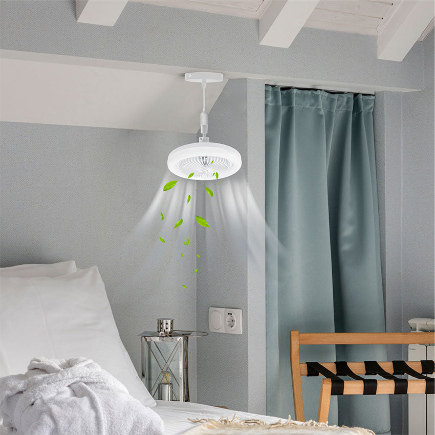 Lampara con Ventilador Techo 40w 3 Tonos Luz Jwj