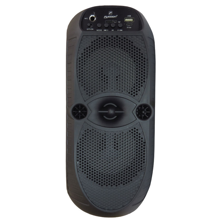 FUSSION ISP-24002 BOCINA BLUETOOTH PORTATIL 2X4" COLOR NEGRO