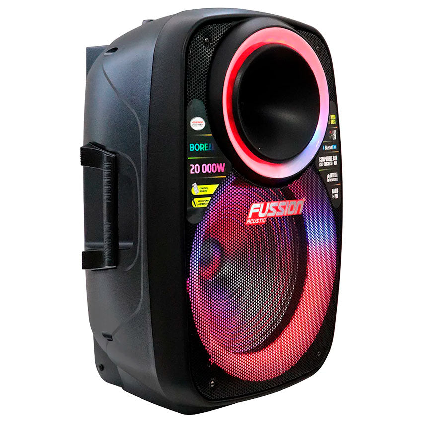 FUSSION BAFLE 15" PULGADAS 22,000 WATTS PMPO BLUETOOTH