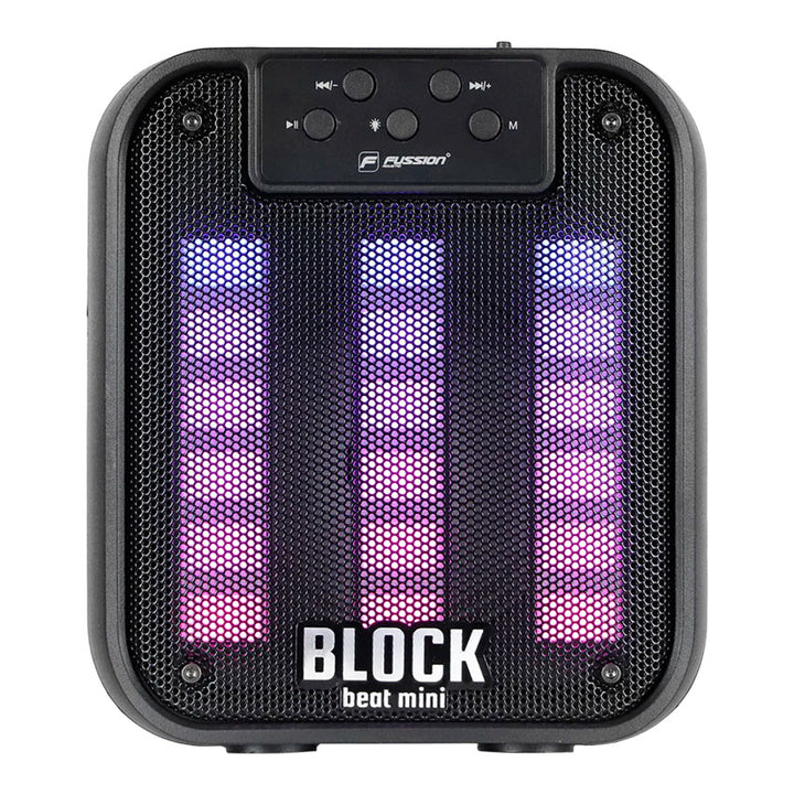 FUSSION BLOCK BEAT MINI BOCINA PORTÁTIL 4" 5000W NEGRA ISP-4045