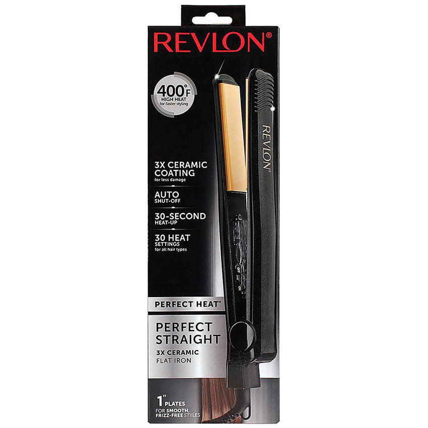 REVLON PLANCHA DE CABELLO CERÁMICA 3 NIVELES DE CALOR