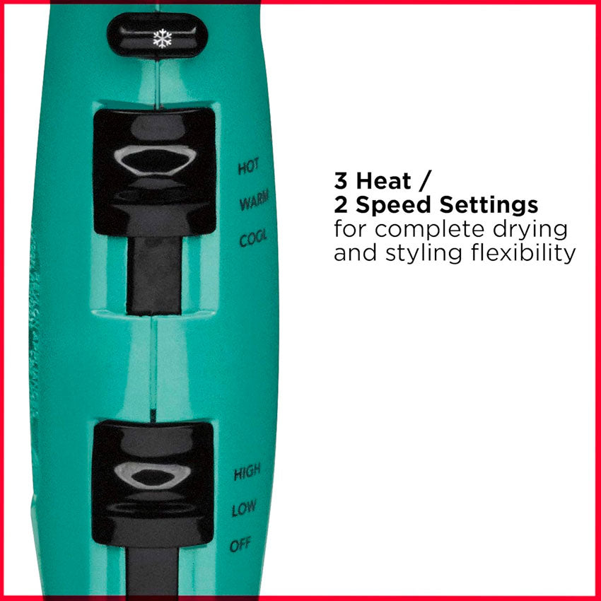 SECADORA DE CABELLO REVLON AZUL VERDE