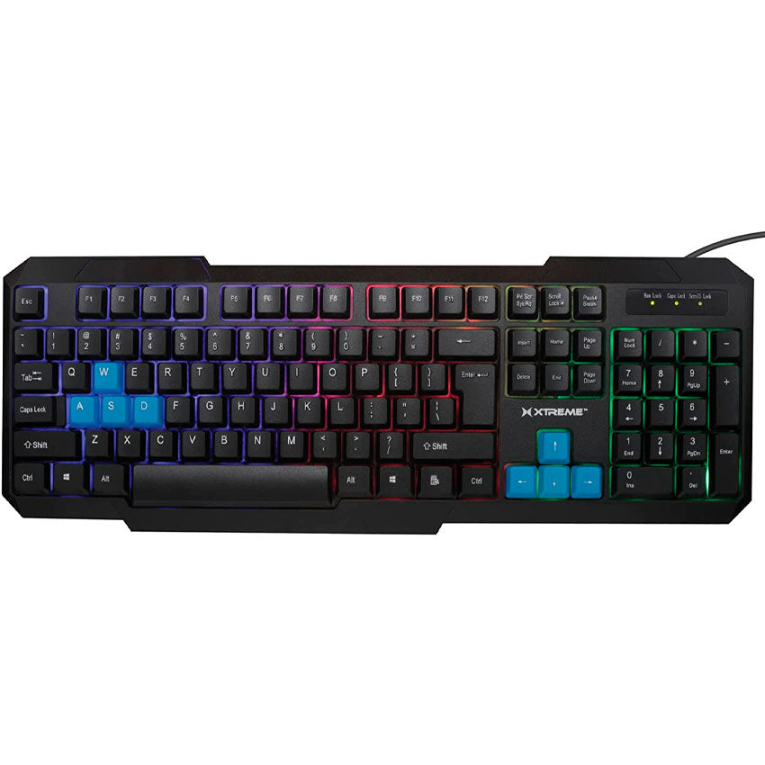 XTREME KIT GAMING TECLADO MOUSE AUDIFONOS MOUSEPAD