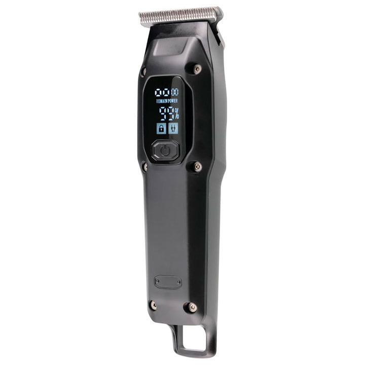 Cutting Edge Cortadora de Cabello Recargable Negro Dorado Profesional de Doble Velocidad con Cuchilla en T y Pantalla Led