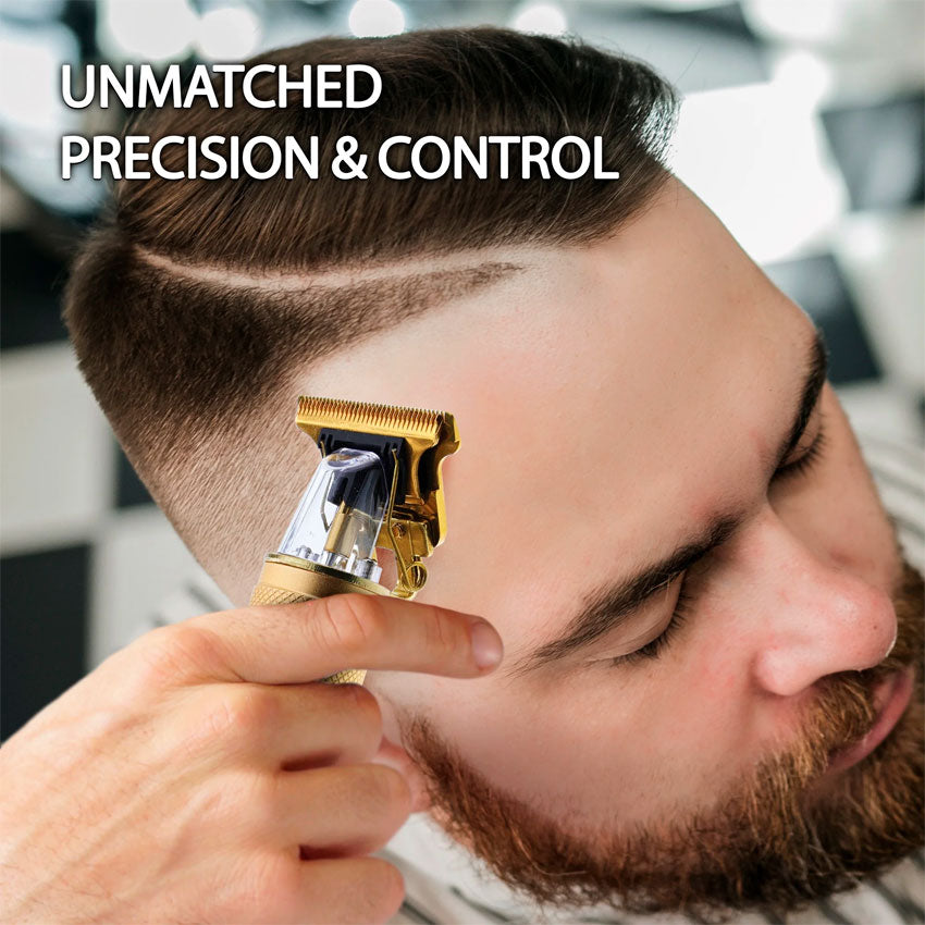 Cutting Edge Cortadora de Cabello Recargable Dorada y Diseño Ergonómico
