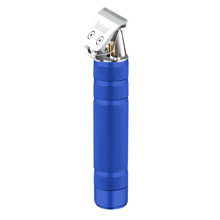 Barbasol Cortadora de Cabello Recargable Usb Azul con Peines Guía y Cabezales Lavables
