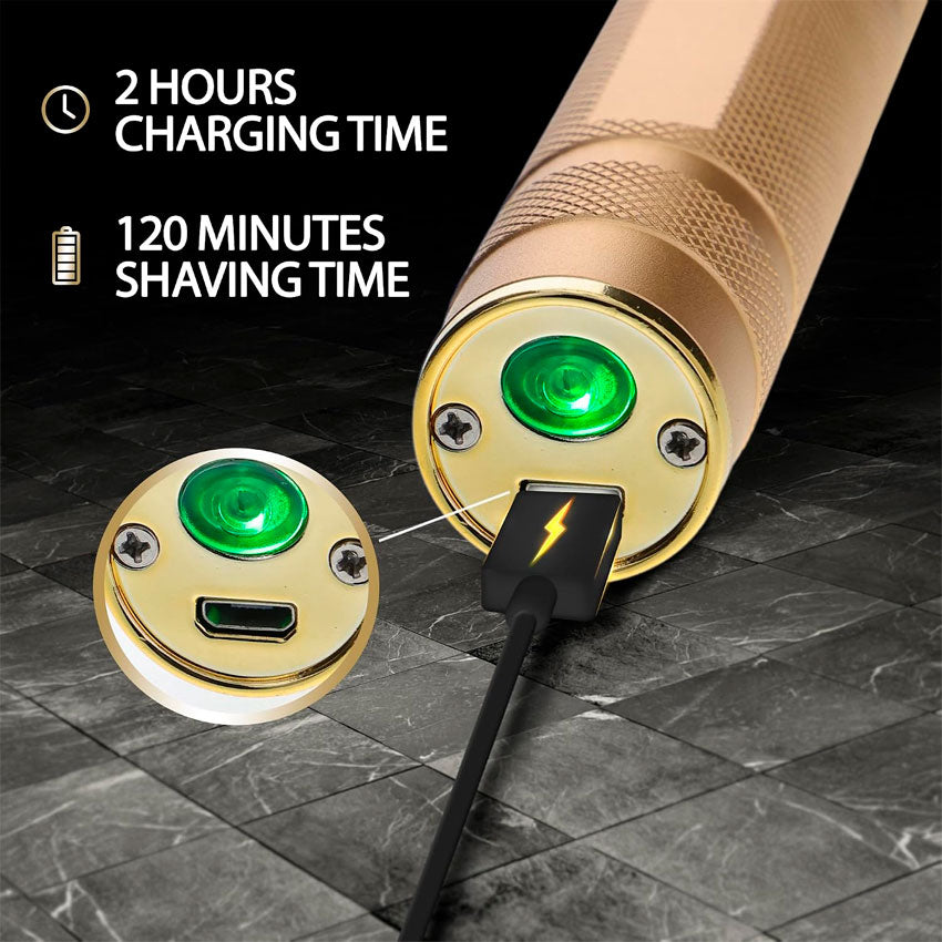 Cutting Edge Cortadora de Cabello Recargable Cuchillas de Titanio 4 Peines