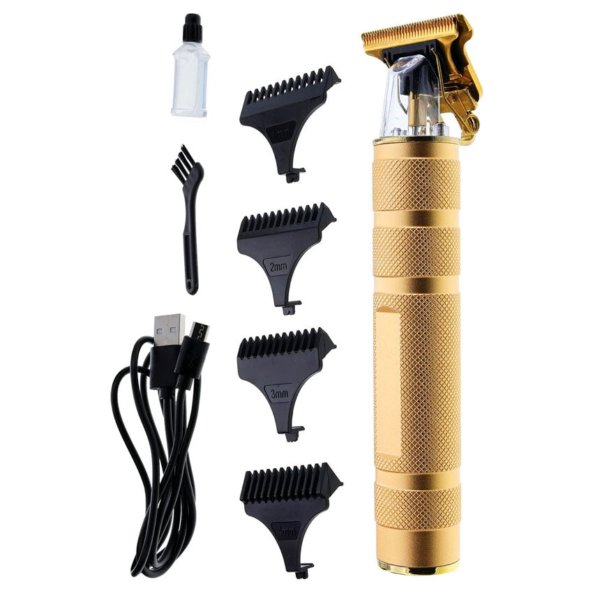 Cutting Edge Cortadora de Cabello Recargable Cuchillas de Titanio 4 Peines