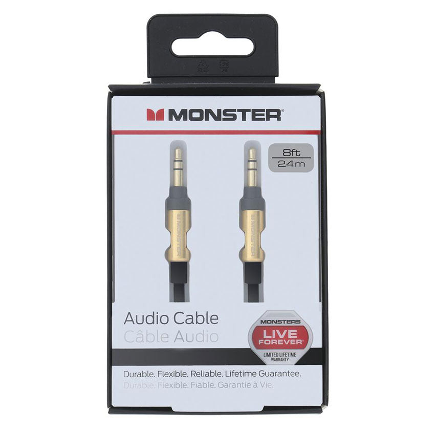 MONSTER CABLE AUX. 3.5 A 3.5 MM 8FT.