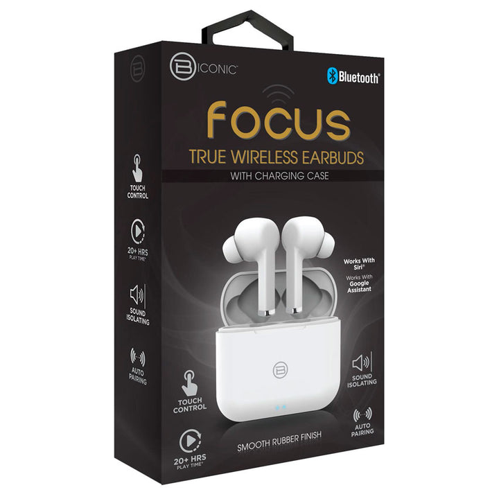 AUDIFONOS TRUE WIRELESS BICONIC FOCUS BLANCO