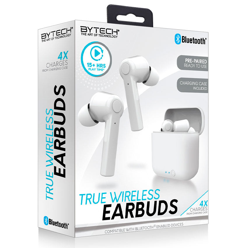 BYTECH AUDÍFONOS TRUE WIRELESS IN EAR BLANCO