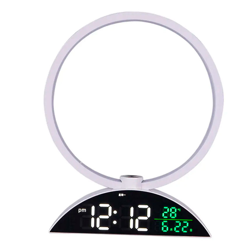 SEALY DIGITAL RELOJ DESPERTADOR CON ARO DE LUZ