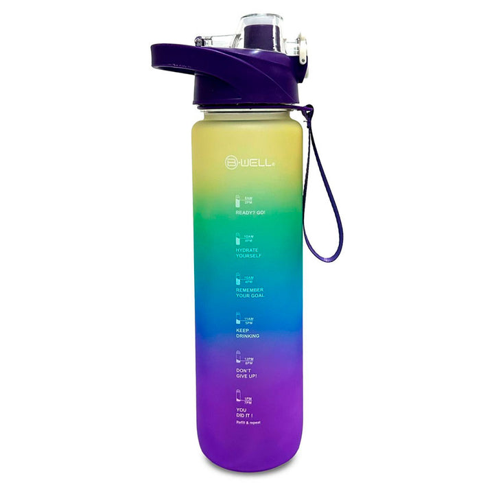 B-WELL BOTELLA DE AGUA MOTIVACIONAL 946 ML