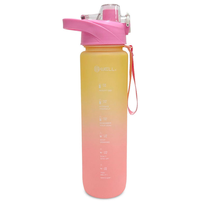 B-WELL BOTELLA DE AGUA MOTIVACIONAL 946 ML