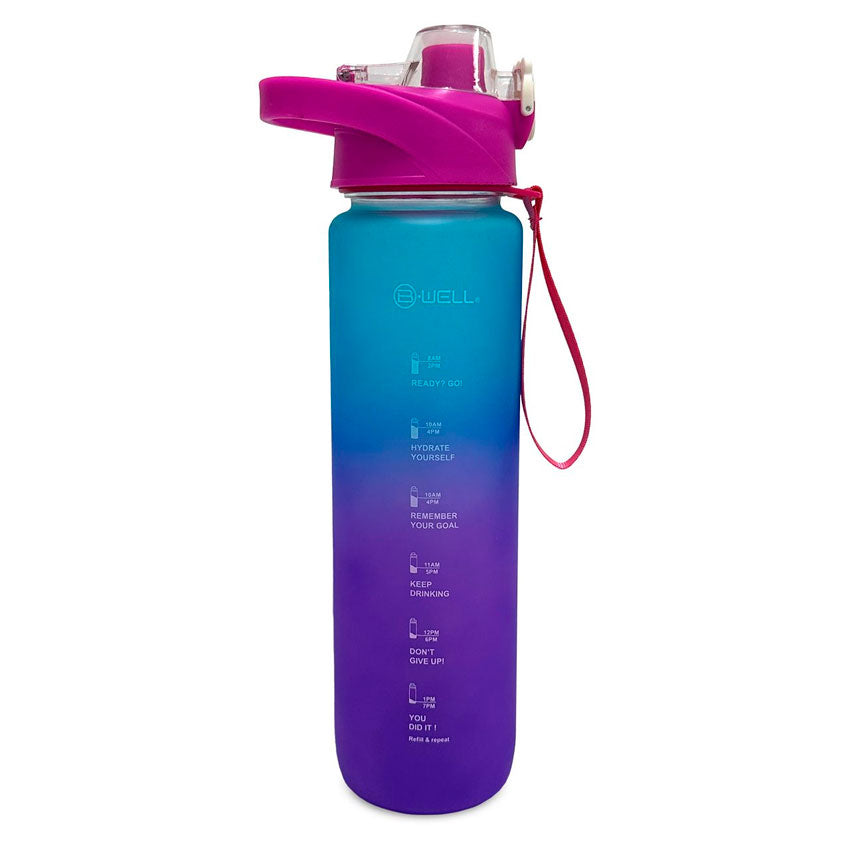 B-WELL BOTELLA DE AGUA MOTIVACIONAL 946 ML