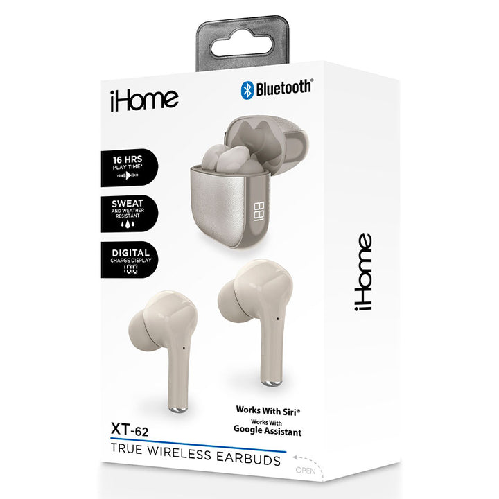 IHOME AUDIFONOS TRUE WIRELESS IN EAR COLOR GRIS