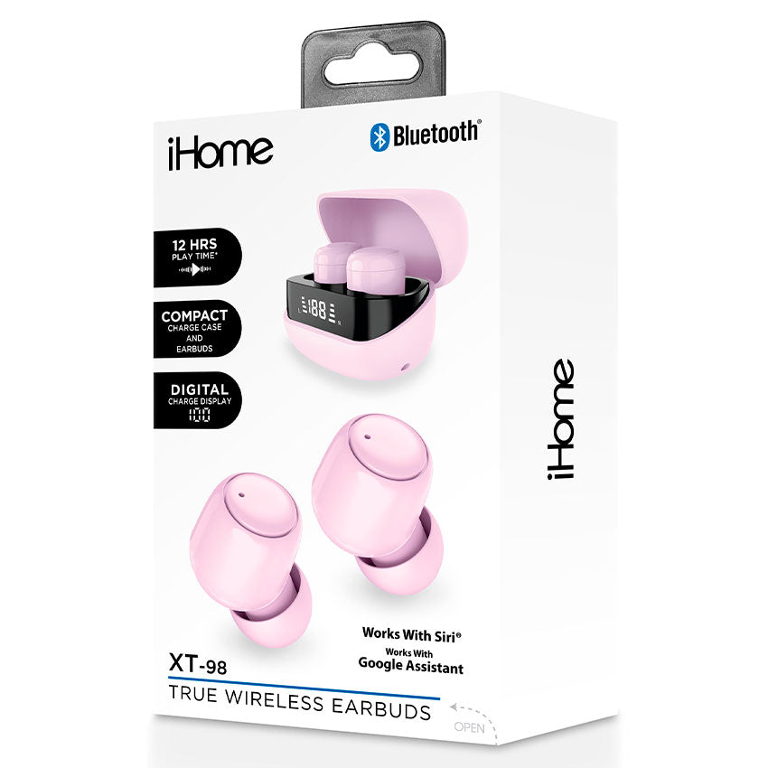 IHOME AUDIFONOS TRUE WIRELESS IN EAR COLOR ROSA