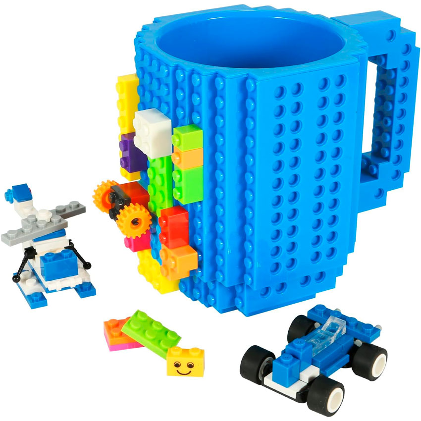 B-WELL TAZA DE BLOCKS AZUL