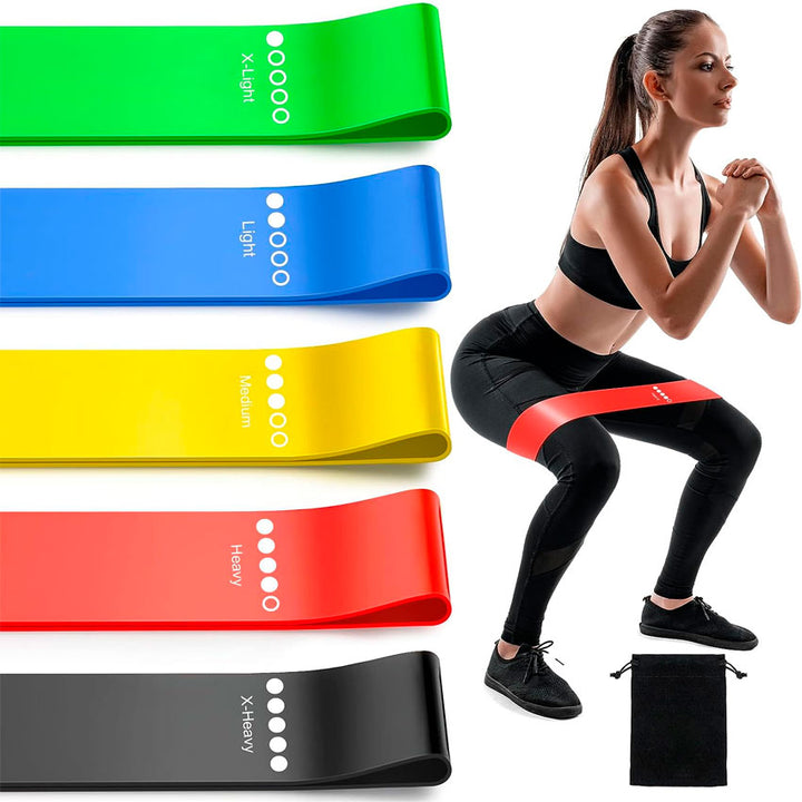 B-WELL BANDAS DE RESISTENCIA FITNESS 5 PACK