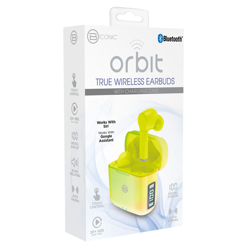 AUDIFONOS TRUE WIRELESS BICONIC ORBIT VERDE