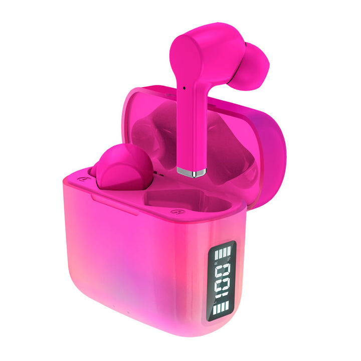 ORBIT AUDIFONOS TRUE WIRELESS BICONIC ROSA