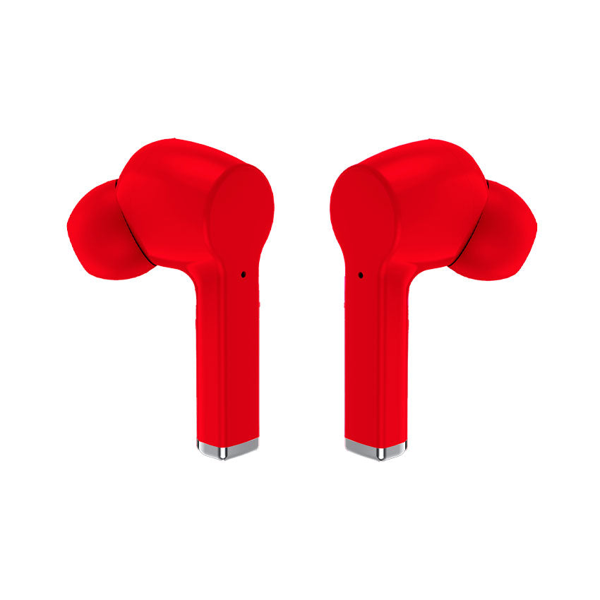 AUDIFONOS TRUE WIRELESS BICONIC ORBIT ROJO