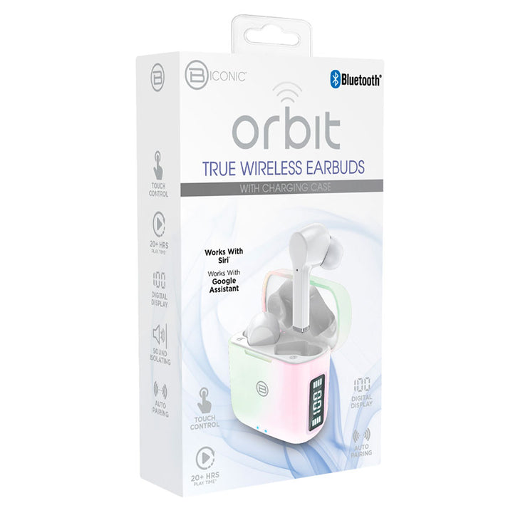 AUDIFONOS TRUE WIRELESS BICONIC ORBIT BLANCO