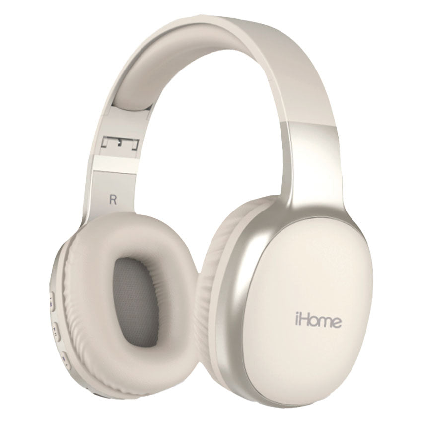 IHOME AUDIFONOS BLUETOOTH ON EAR COLOR PERLA