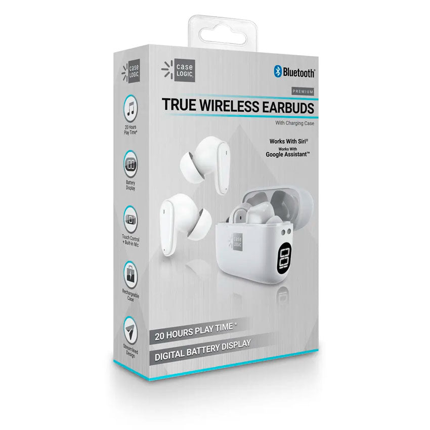 Audifonos True Wireless Case Logic C/display Blanco