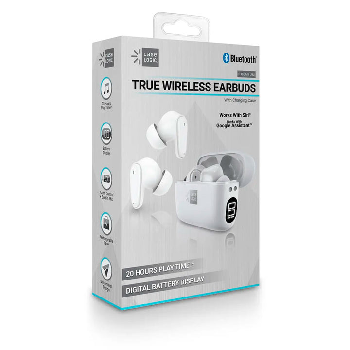 Audifonos True Wireless Case Logic C/display Blanco