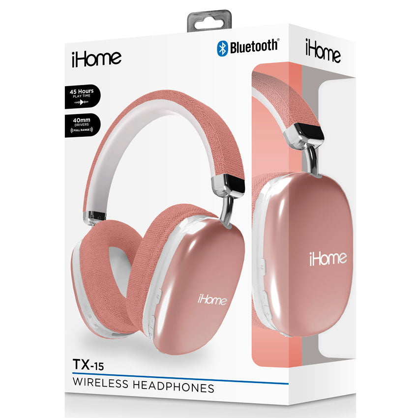 AUDIFONOS BLUETOOTH IHOME TX-15 ROSA